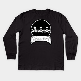 Christopher Condent Jolly Roger Kids Long Sleeve T-Shirt